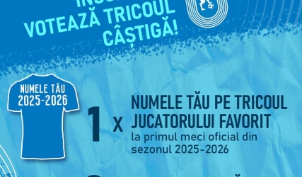 Votează tricoul Științei în sezonul 2025-2026!