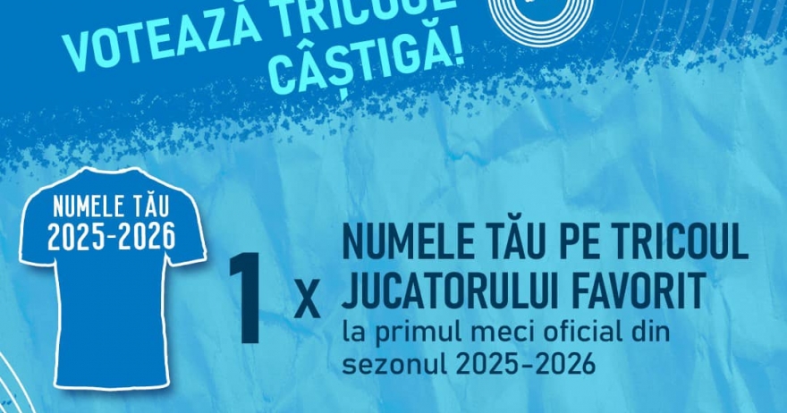 Votează tricoul Științei în sezonul 2025-2026!