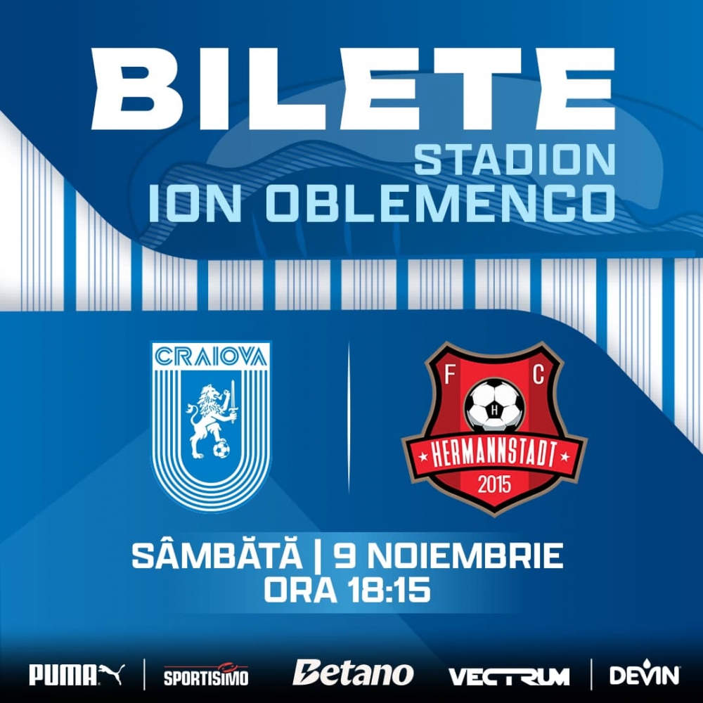 OFICIAL | BILETE CU HERMANNSTADT