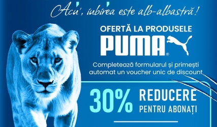 Răsfață-ți leoaica! Super discounturi pentru toate produsele PUMA 